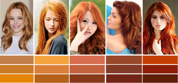 Какую краску для волос рыжего цвета выбрать